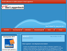 Tablet Screenshot of freibad-laggenbeck.de
